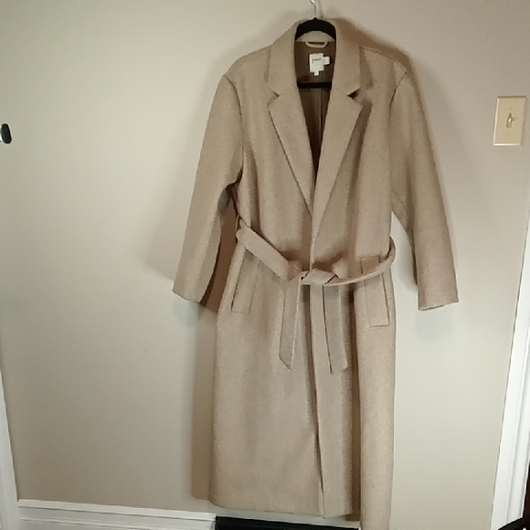 Only Jackets & Blazers - Only Extra Long Open Belt Coat Ptp 24.5" L 50"